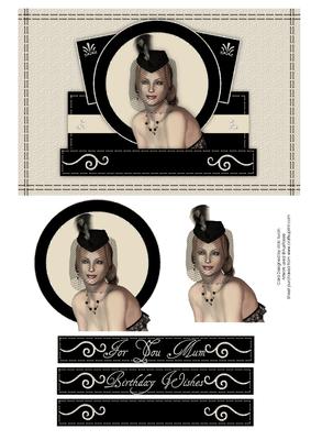 Deco Style Birthday Card