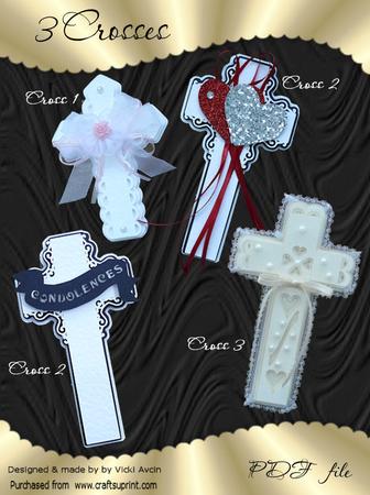 3 Crosses for Religious Occassions