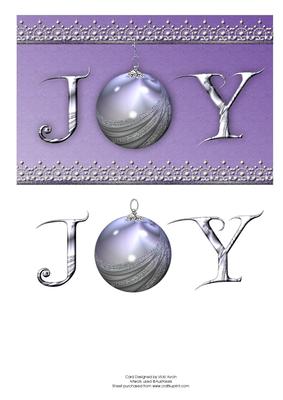 Joy Christmas Card
