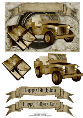 Driving Birthday/fathers Day Card