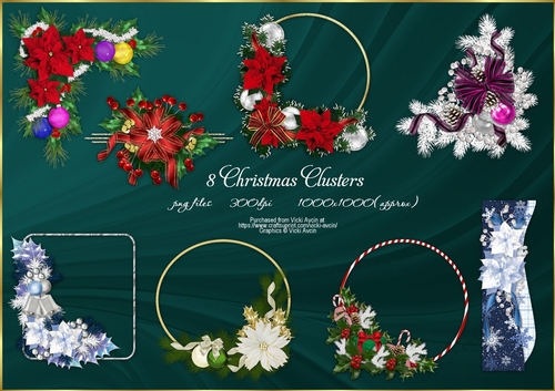 8 Christmas Clusters