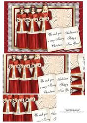 Christmas Carolers Card