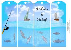 Fishing Theme Bookmarks