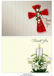2 Stunning Religious Thank You Notelets
