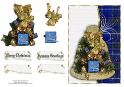 Blue Christmas Bell