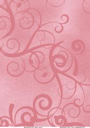 Pink Flourish Background Paper