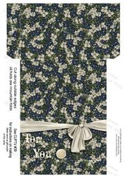 Blue and White Floral Gift Wallet