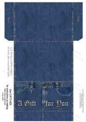 Denim Money Wallet