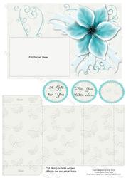 Pretty Flower Gift Pocket Card