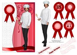 Female Chef Birthday or Congratulations