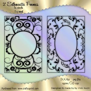 2 Silhouette Frames