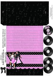Rock N Roll Pink and Black Wallet