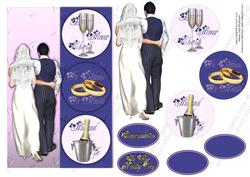 Pink and Blue Wedding