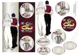 Maroon and Ivory Wedding