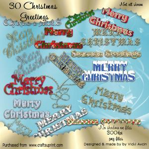 30 Christmas Greetings