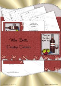 Wine Desktop Calendar Base