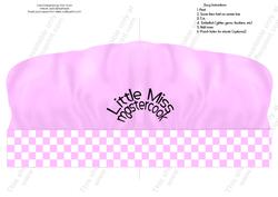 Girl Chef Card/hat