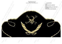 Pirate 1 Card/hat