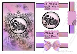 Rose Silhouette Birthday
