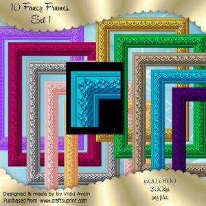 Embossed Frame Set
