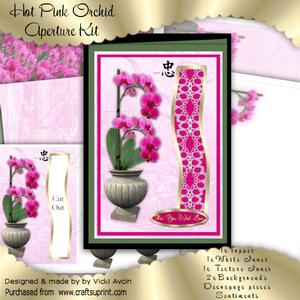 Hot Pink Orchid Aperture Birthday Kit