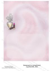 Ladies Pink Hat Birthday Insert