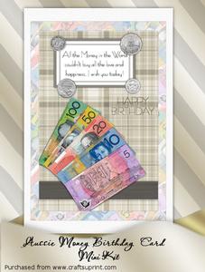 Australian Money Birthday Card Mini Kit