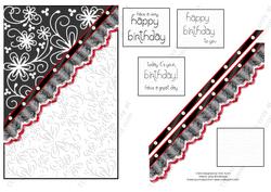 Black and White Collection Lace
