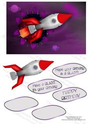Rocket Ripped Birthday