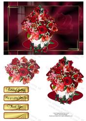Red Roses in a Teacup