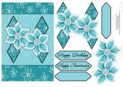 Opal Diamond Anniversary or Birthday