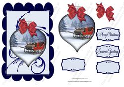 Christmas Scene Bauble 1