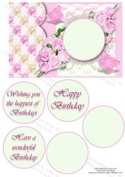 Pink Rose Birthday