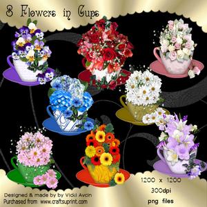 Flowers in a Cup