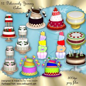 12 Deliciously Yummy Cakes