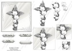 Cream and Desaturated Cross