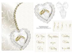 Ring Pillow Wedding Card
