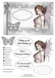 Birthstone Birthday Card