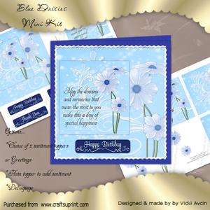 Blue Daisy Mini Kit