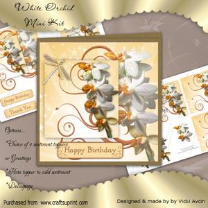 White Orchid Mini Kit
