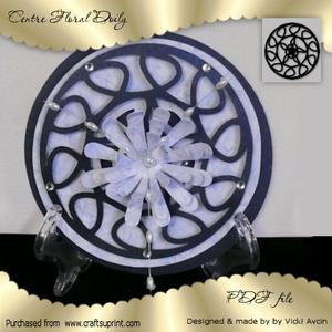 Centre Floral Doily
