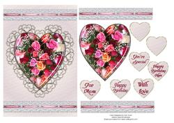 Filagree Heart Birthday Card