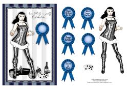 Kinky Nun Bad Habits Birthday Card