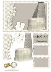 Gold Baby Card