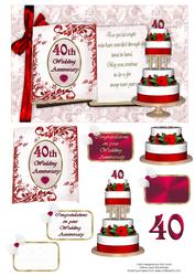 40th Ruby Wedding Anniversary