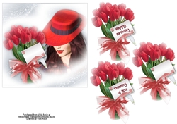 Red Tulips and Hats