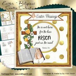 Easter Religious Centre Cutout