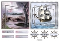 Nautical 3D Triple Frame Toppers
