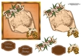 Australian Map Christmas Card