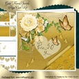 Gold Floral & Swirl Page Curl Kit